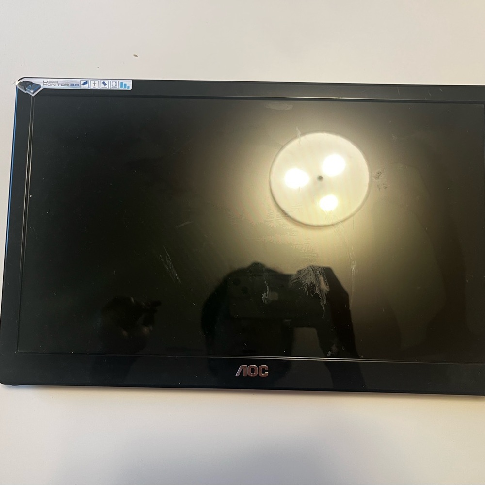AOC Portable 15.6” USB Monitor E1659Fwu – Ultra Slim Second Screen